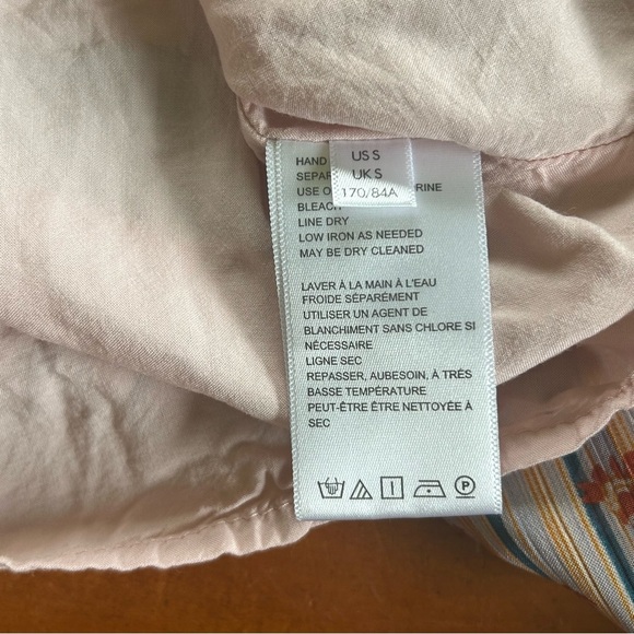 Urban Outfitters Mixed Print Pippa Chiffon Tiered Boho Floral Mini Dress Small - Picture 8 of 9